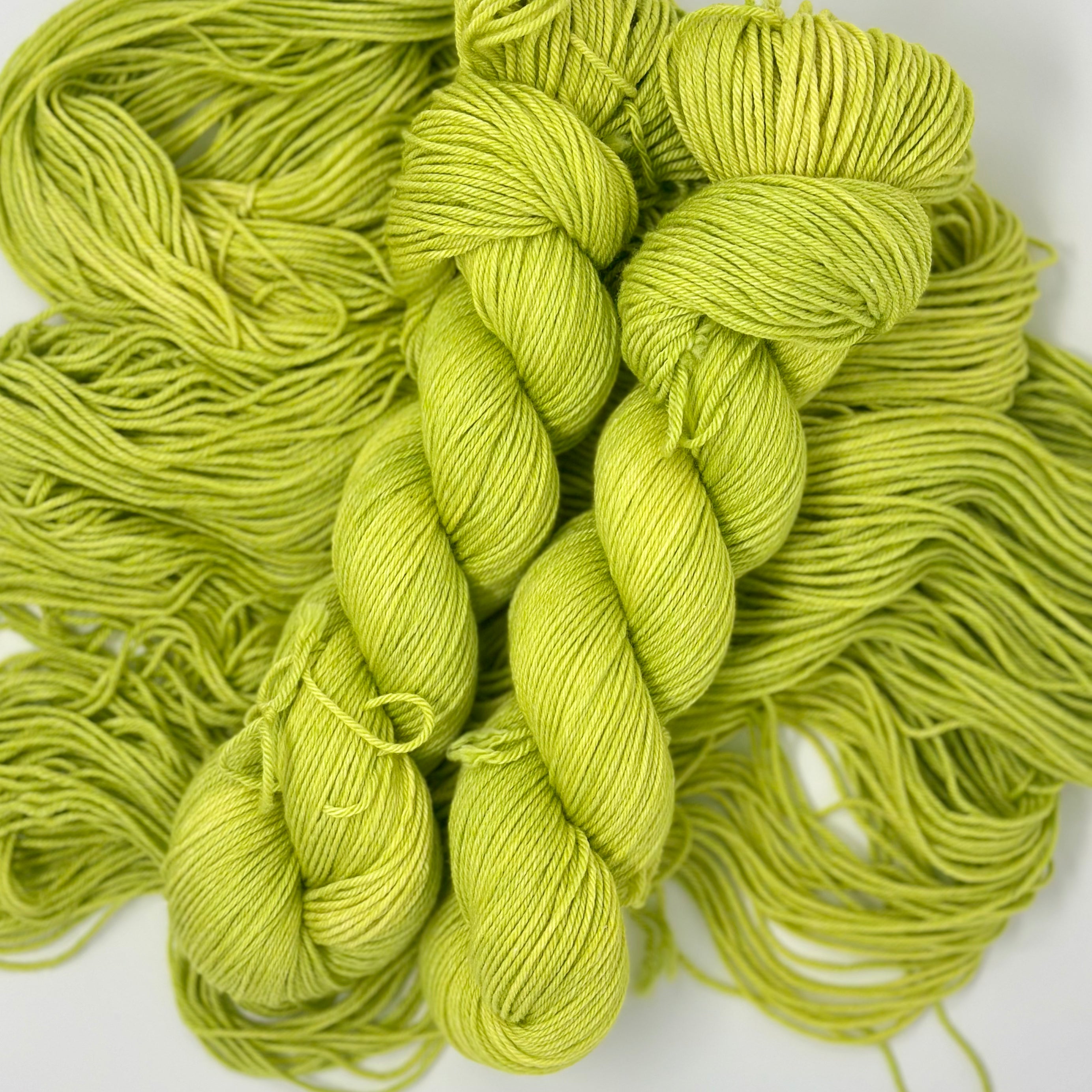 Summer Blend DK yarn in Apple Jolly Rancher