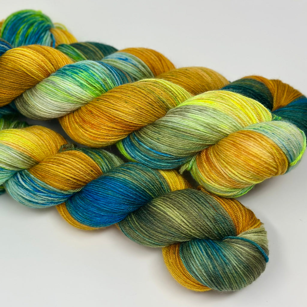Luxe Sock yarn in No Joshua Tree