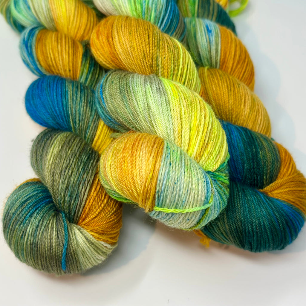 Luxe Sock yarn in No Joshua Tree