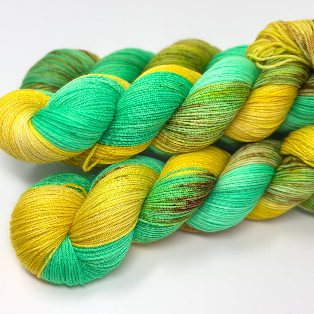 Luxe Sock yarn in Twin Cinema