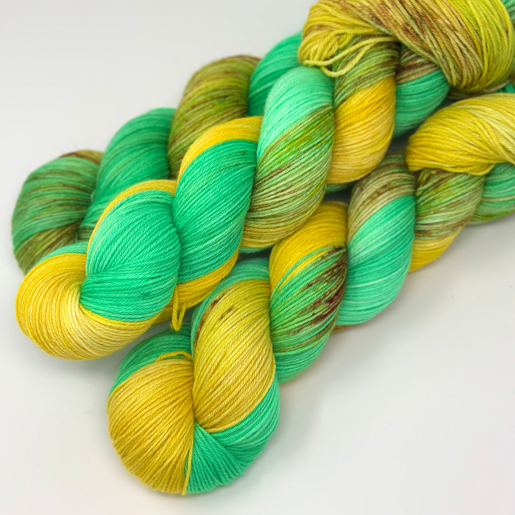 Luxe Sock yarn in Twin Cinema