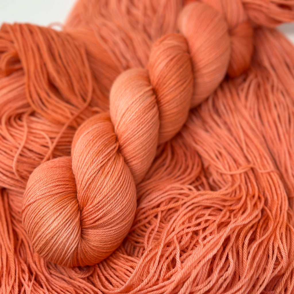 Luxe Sock yarn in I'm Crabby