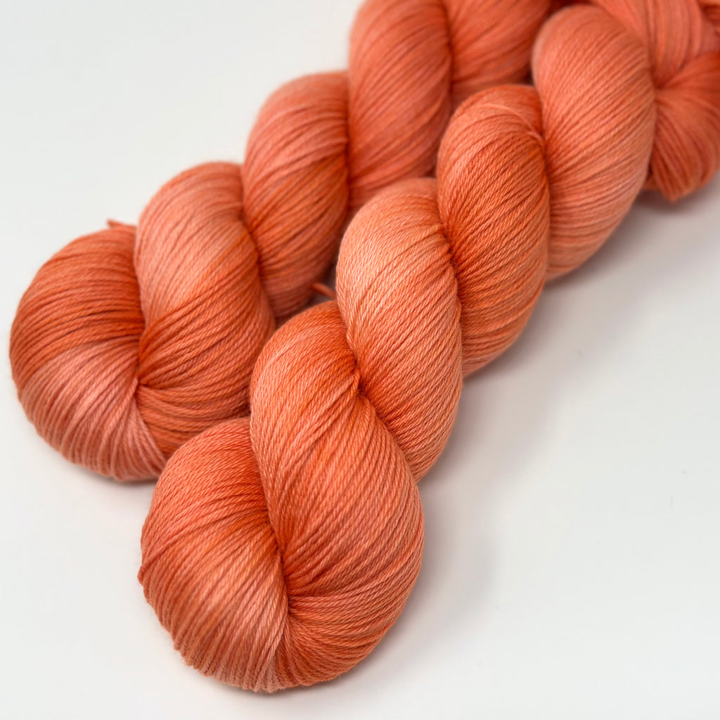 Luxe Sock yarn in I'm Crabby