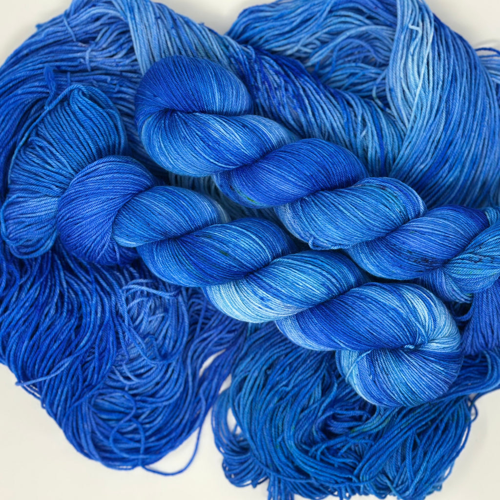 Luxe Sock yarn in Delphinium